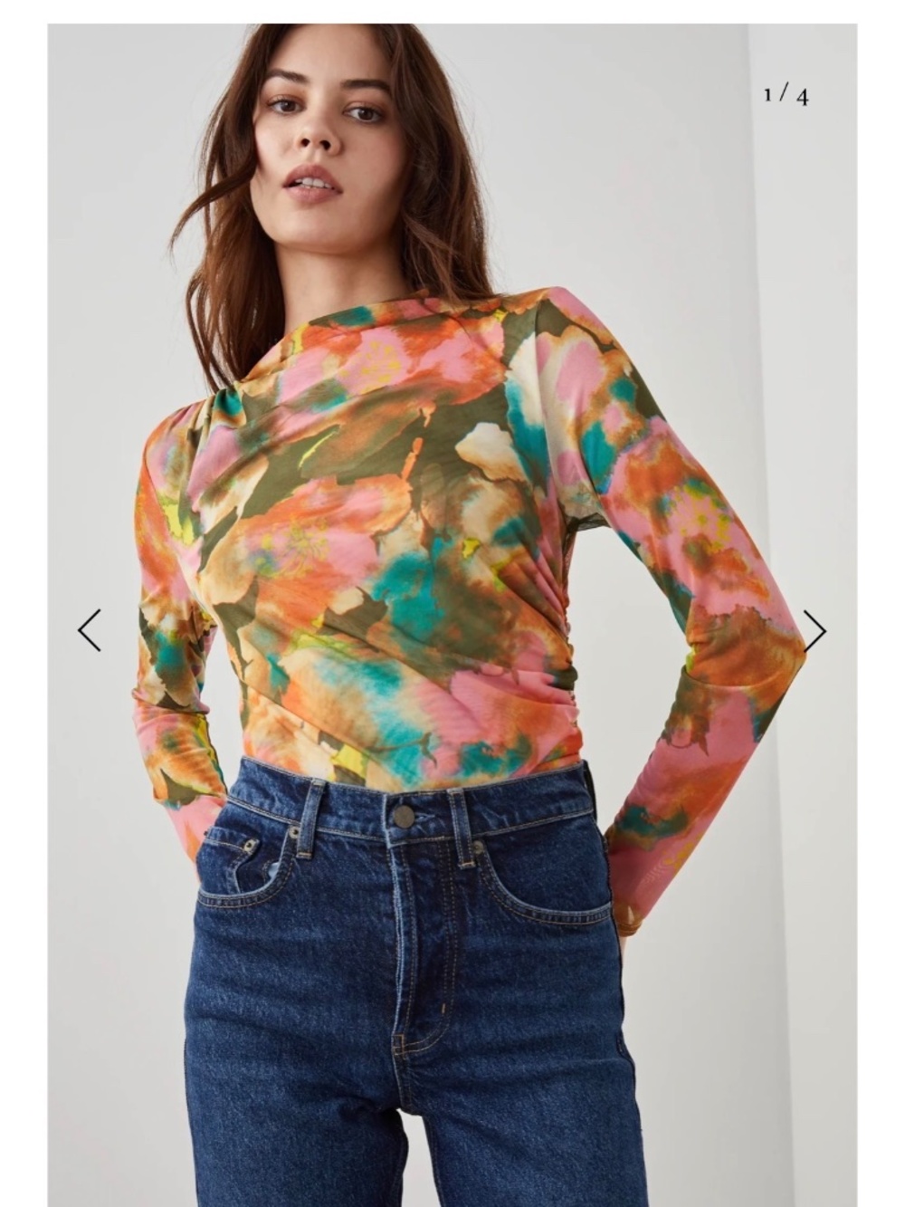 Rails “Joelle” Top in Terra Floral - size XS
